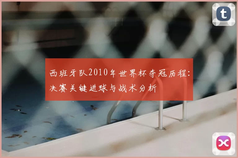 西班牙队2010年世界杯夺冠历程：决赛关键进球与战术分析