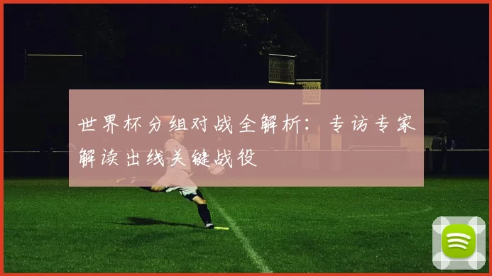 世界杯分组对战全解析:专访专家解读出线关键战役