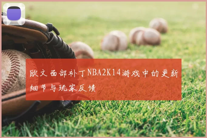 欧文面部补丁NBA2K14游戏中的更新细节与玩家反馈