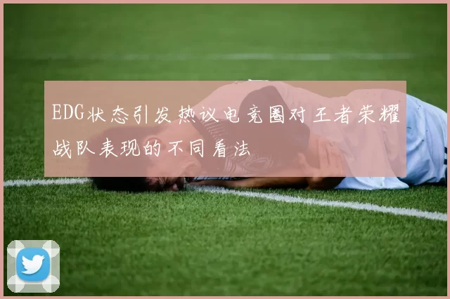 EDG状态引发热议电竞圈对王者荣耀战队表现的不同看法